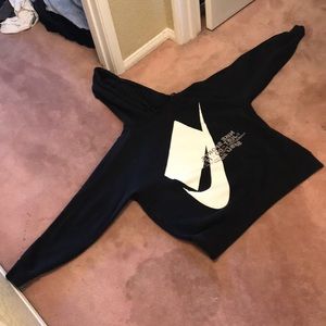 Black Nike Hoodie *GREAT CONDITION* *LARGE*
